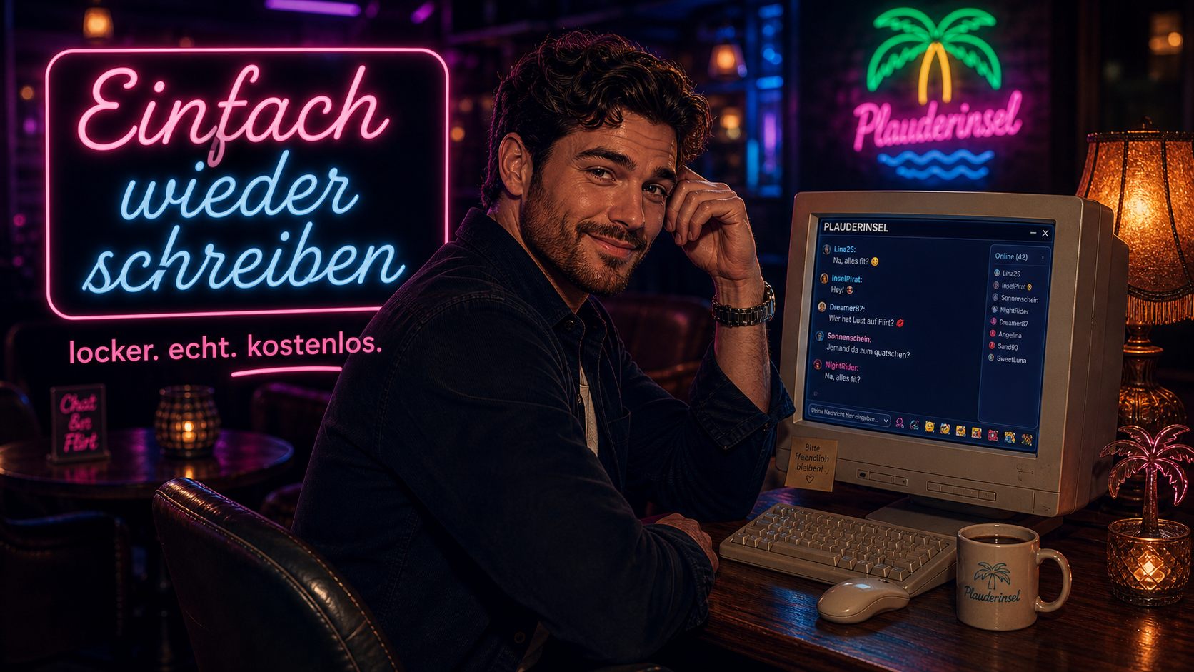 Einfach wieder schreiben auf Plauderinsel